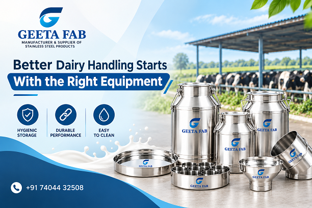 Dairy Equipment Manufacturers & Suppliers in India | Geeta Fab