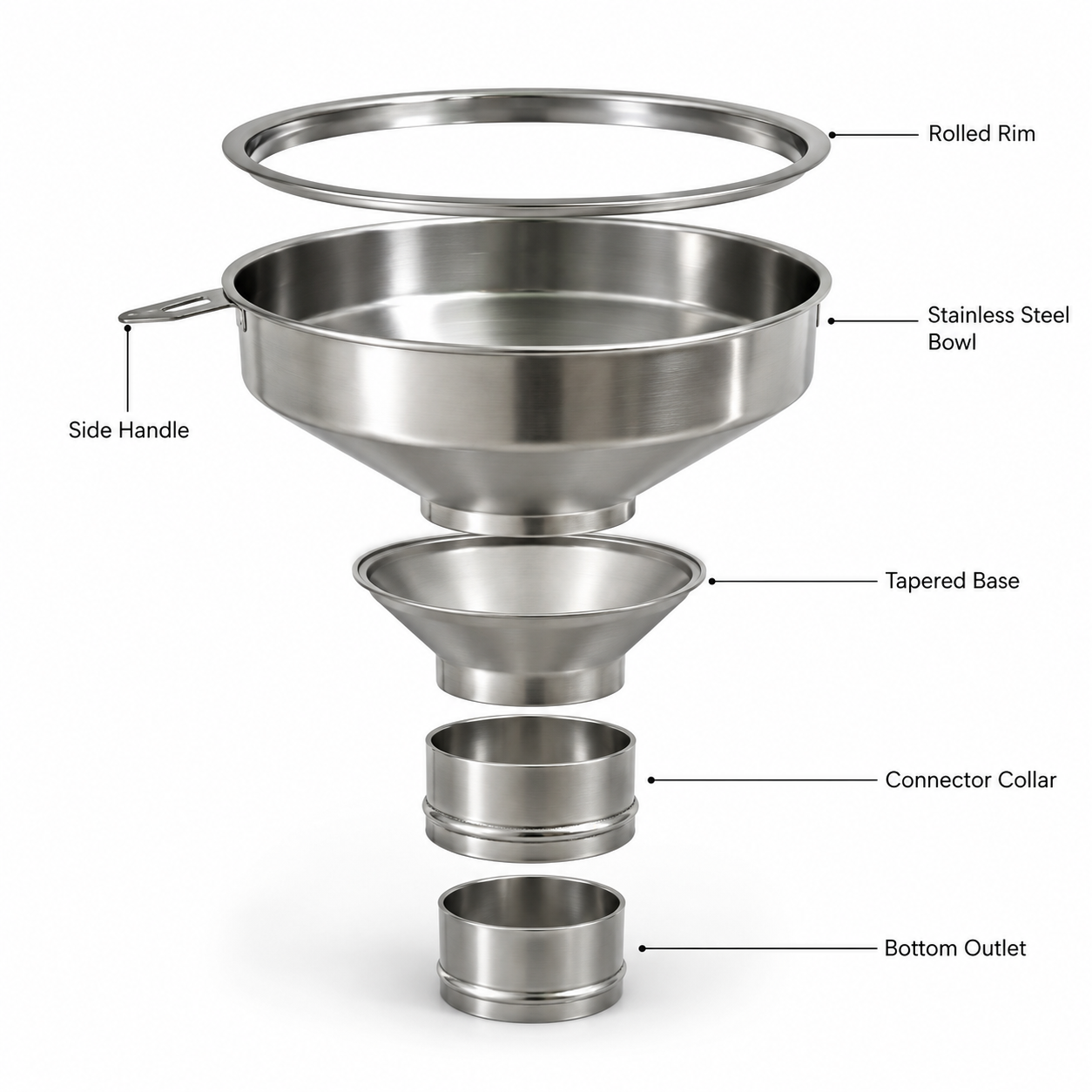 Stainless Steel Milk Funnel